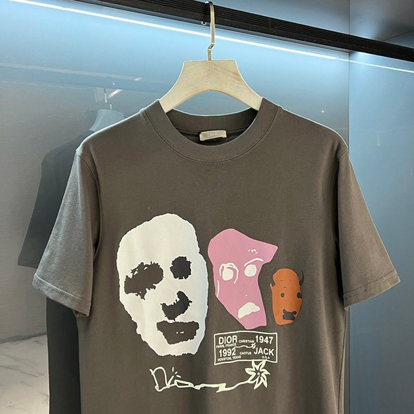 一目惚れ♪カクタス ジャック ディオール 偽物 オーバーサイズ Tシャツ 283J632I0752_C788